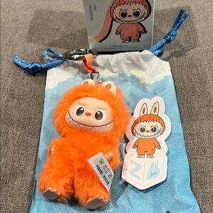 Pin for Love labubu keychain. Letter Z